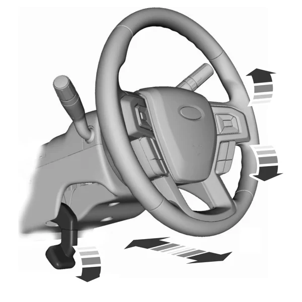 Ajuste de altura y profundidad del volante